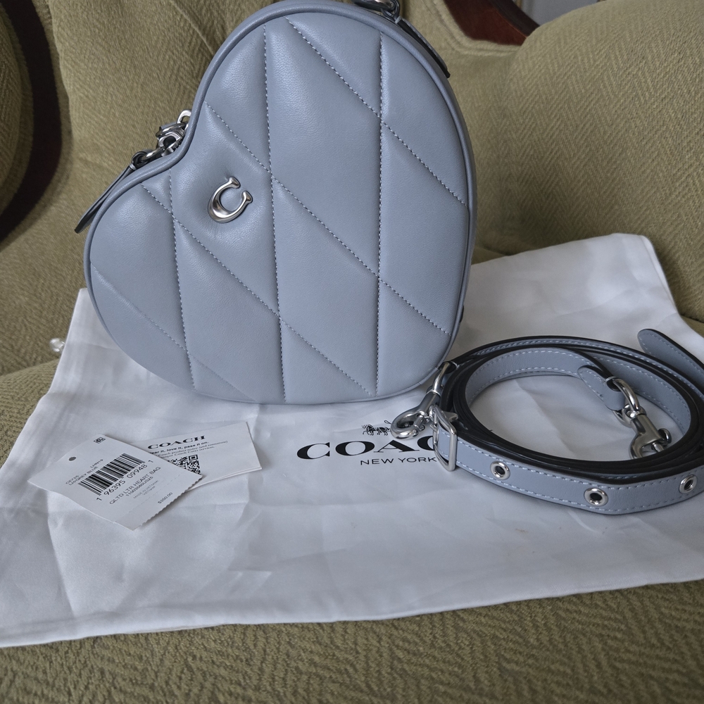 Coach Quilted Heart Bag
